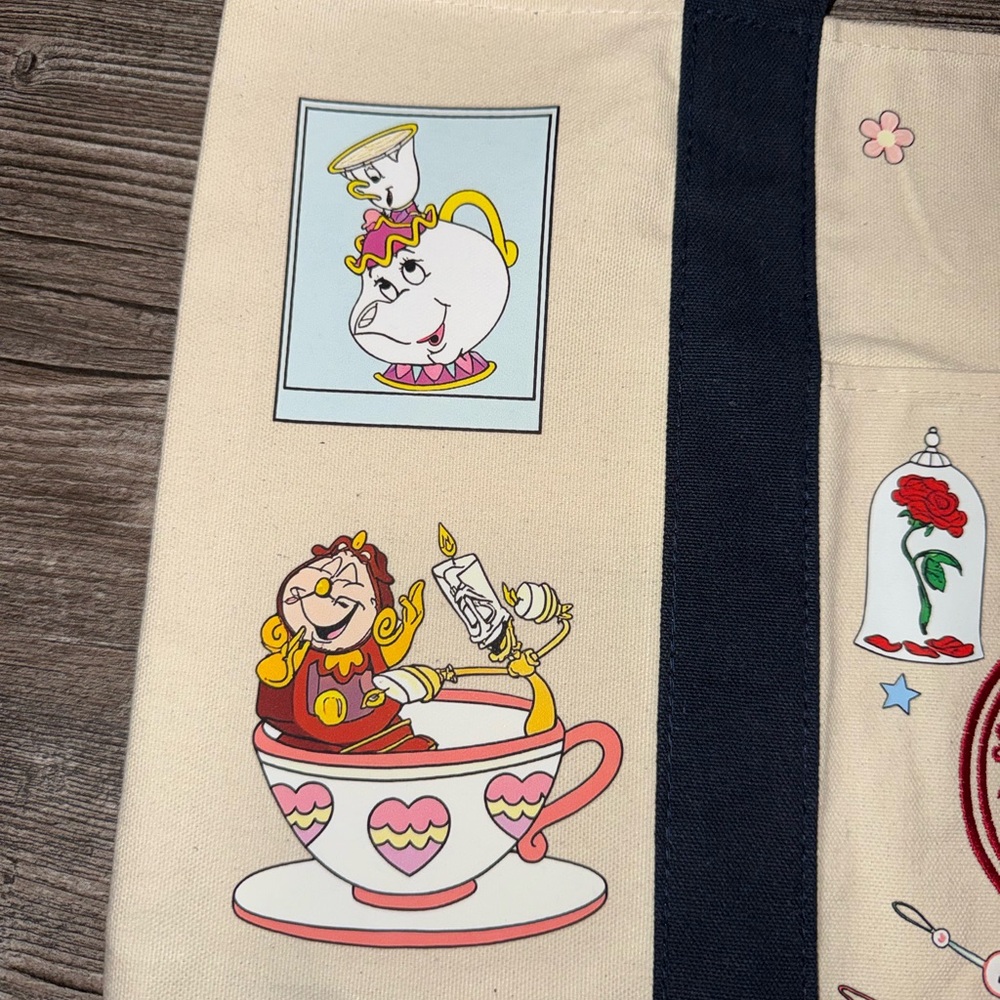 Disney Princess Beauty and the Beast Cream and Bl… - image 4